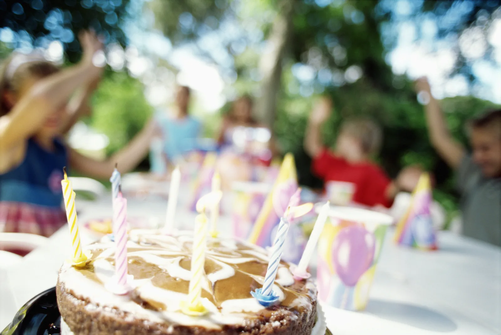 Fête d'anniversaire en plein air